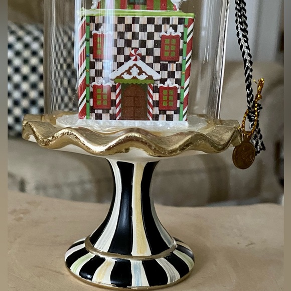 MacKenzie-Childs Candy Cottage Cloche Ornament with Windows ✨NEW✨ - Picture 6 of 8
